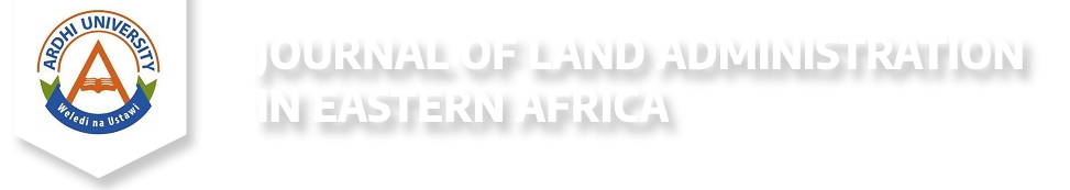 Journal of Land Administration - the Eastern Africa Land Administration Network
